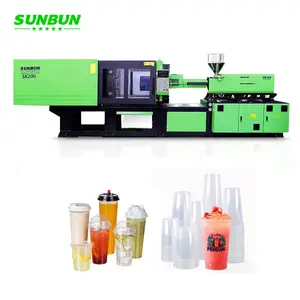 SUNBUN Machine de moulage par injection pour gobelets en plastique Machine de fabrication de gobelets en plastique Prix Machine de moulage par injection pour gobelets en plastique