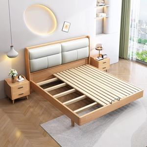 Lit double en cuir de style moderne pour chambre principale, idéal pour les mariages - Vente en gros - Product Image 6