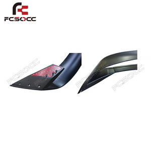 GT350 Aileron de coffre en fibre de carbone Noir brillant 4 pièces pour Ford Shelby <span class=keywords><strong>Mustang</strong></span> GT350 2015-2020 Pare-chocs moderne - Product Image 3