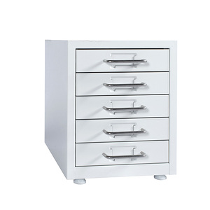 Hiện Đại Màu Xám Trẻ Em Máy Tính Để Bàn Lưu Trữ Kim Loại Tủ Hồ Sơ Với 5 Ngăn Kéo - Product Image 2