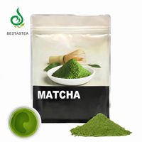 Thé vert matcha biologique de qualité AA USDA, 100 g par sachet, couleur vert vif et goût umami, pour la vente en gros de thé