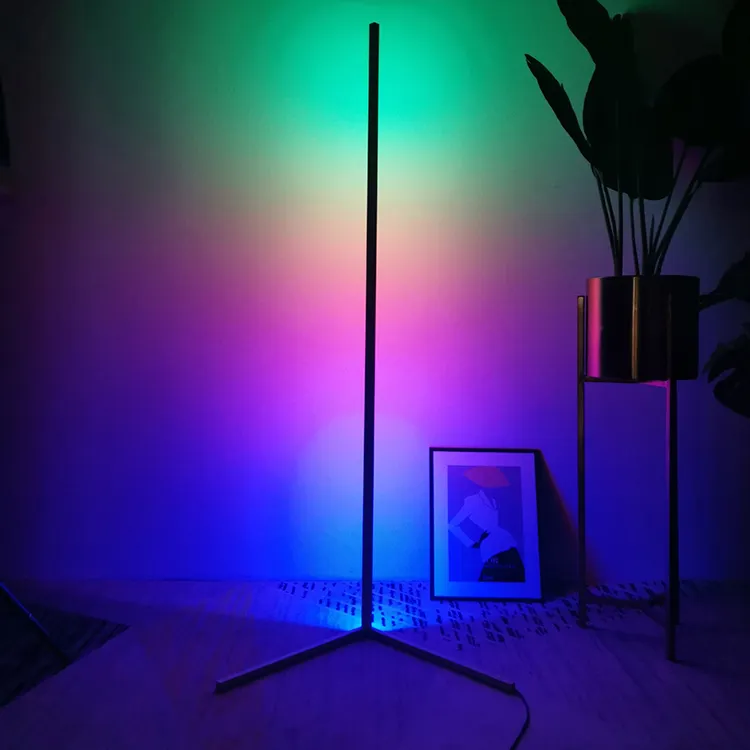 Touch Afstandsbediening Smart Moderne Rgb Hoek Vloer Licht