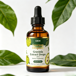 Suplemento de Guanábana Personalizado GMP OEM/ODM, Gotas/Bebidas/Polvo de Guanábana de Marca Privada, Apoyo para la <span class=keywords><strong>Salud</strong></span> Inmunitaria y Celular - Product Image 1