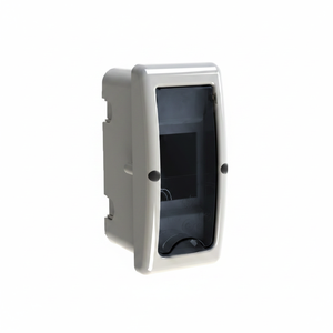 Scatola da incasso con 2 elementi, pannello e porta fumé, 60x130x62mm. (Solera 8692PF) - Product Image 2
