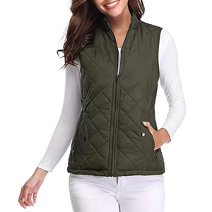 Latest Fashion Autumn Winter <strong>Women</strong> Quilted Vest <strong>Women's</strong> <strong>s</strong> <strong>Waistcoats</strong> Warm Ladies Sleeveless - Product Image 3