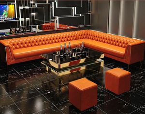 Canapés en U pour bars, canapés en <span class=keywords><strong>L</strong></span> pour discothèques, comptoirs de bar, mobilier moderne, sièges de stand événementiel - Product Image 2