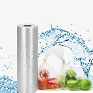 Supermarket Transparent HDPE Plastic Produce <b>Bag</b> on a Roll PE Food Storage Clear <b>Bags</b> for Fruits Vegetable <b>Bread</b> - Product Image 3