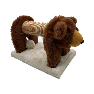 Besar interaktif kucing Scratcher Post Tower Sisal tali mendaki bingkai untuk rumah kucing hewan peliharaan gerakan mainan - Product Image 2