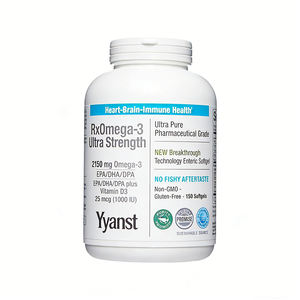 Omega 3 y EPA y DHA y VITAMINA D3 de marca privada de alta calidad. Apoya la salud de las articulaciones y el cerebro. Cápsulas blandas. - Product Image 1