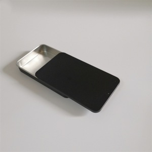 Boîte en métal personnalisée avec logo imprimé, boîte de rangement pour cigarettes à l'épreuve des enfants, petite boîte à cigarettes avec couvercle à charnière pour fumer - Product Image 1