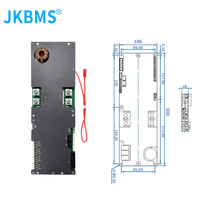 Système de Stockage d'Énergie Jikong 48V, Inverseur JK, BMS V19 200A, BMS JK Lifepo4 8-16S, PCB à Noyau Métallique avec Haute Capacité de Stockage d'Énergie