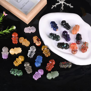 คริสตัลแกะสลักลายกระดูกปลาขนาดเล็กสำหรับทำเครื่องประดับงานแกะสลักคริสตัลคริสตัลจากธรรมชาติ - Product Image 4