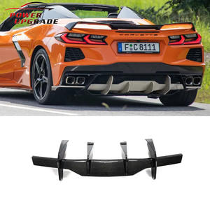 Diffuseur arrière en fibre de carbone de style Power Upgrade pour <span class=keywords><strong>Chevrolet</strong></span> <span class=keywords><strong>Corvette</strong></span> C8 2 portes <span class=keywords><strong>Targa</strong></span> Top Coupé - Product Image 1