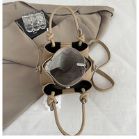 Sac fourre-tout mini en cuir PU avec logo personnalisé, sac à main mini tendance pour femmes, sac à bandoulière décontracté