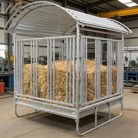 Mangeoire en acier galvanisé blanc pour lapins, porcs et chevaux – Grande capacité, pour écuries de luxe – Garantie 1 an – Australie