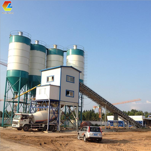 Vành đai băng tải đúc sẵn trạm trộn bê tông Máy trộn bê tông hàng loạt trạm - Product Image 1