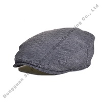 Haute qualité en plein air classique bord plat Cabbie bec de canard Lvy béret casquettes Logo personnalisé gavroche chapeaux pour hommes femmes
