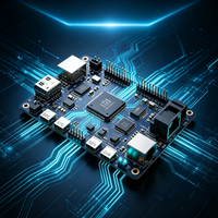 Placa de Desarrollo SMD de Montaje Superficial con Funciones Completas, Compatible con Comunicación I2C, Ensamblaje Integrado PCB PCBA para Proyectos Industriales