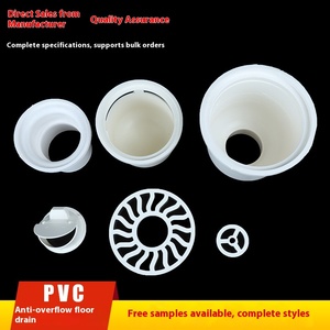 Desodorante doble de <span class=keywords><strong>PVC</strong></span> antidesbordamiento, Boca de inspección de drenaje de suelo, resistente al agua, a prueba de insectos, agua antirretorno para uso en el baño - Product Image 2