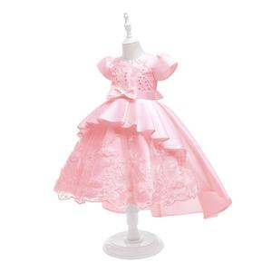 幼儿蕾丝舞会花公主舞会礼服儿童女孩7岁生日派对礼服婴儿休闲女孩礼服儿童夏季 - Product Image 3