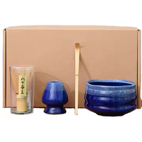 Ensemble de bols à thé en céramique de luxe BaiBen Li, kit de démarrage au matcha d'inspiration japonaise, porcelaine, outil traditionnel pour la cérémonie du thé et du café