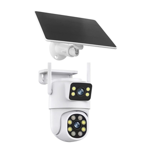 4MP Lente dual HD Visión nocturna Seguridad al aire libre Cámara solar de baja potencia Seguridad para el hogar 4G Sim Cámara inalámbrica Wifi Detección de movimiento - Product Image 4