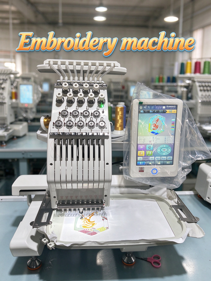 Mini Embroidery Machine Small Commercial Embroidery Machine for ...