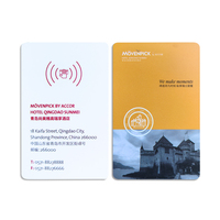 Custom PVC Waterproof Contactless Hotel Room Key Card 13.56MHz RFID Access Control with Full Color Printing and Custom Logo