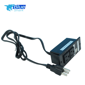 Multiprise de bureau ABS avec USB, prise de courant encastrée, prise de courant pour table de conférence, prise de courant avec 2 prises US et 3 ports USB - Product Image 4
