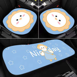 เบาะนั่งหลังรูปการ์ตูนสำหรับรถยนต์เบาะนั่งสามชิ้นของตกแต่งภายในแบบชิ้นเดียวสี่ฤดูกาลเบาะระบายอากาศอเนกประสงค์ - Product Image 6