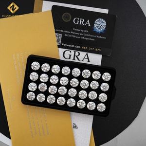 โมอิสซาไนต์ทรงกลม ใบรับรอง GRA 0.5 กะรัต 1.0 กะรัต 2.0 กะรัต 3.0 กะรัต 4.0 กะรัต สี DEF ขายส่ง เพชร VVS แบบเม็ดเดี่ยว โมอิสซาไนต์แบบไม่มีตัวเรือน - Product Image 2