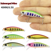 NOUVEAU Leurre coulant NEWMAJOR Minnow 48mm 6.5g, leurre dur ABS, 12 couleurs, pour achigan, perche, truite