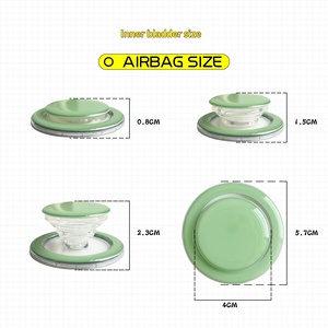 Support rond coréen de couleur unie pour Griptok magnétique, support de téléphone pour étui de chargement sans fil iPhone - Product Image 3