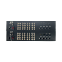 Convertisseur 12G-SDI vers fibre optique avec prise en charge audio XLR et Ethernet, transmission vidéo 4K 60Hz