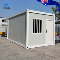 Conteneur de 20 pieds personnalisable en usine, étanche, isolé et durable, pour maison conteneur démontable, bureau mobile ou cabine de chantier