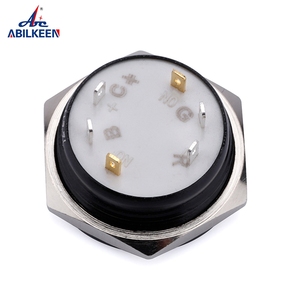 12 16 19 22mm klein mit Licht rückstellung selbstsicher nder Starts topp wasserdichter Metall-Druckknopf schalter - Product Image 4