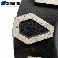 Disque de meulage diamanté en forme de losange 4''/4,5'' pour béton, maçonnerie, marbre – Outil abrasif de découpe et de polissage