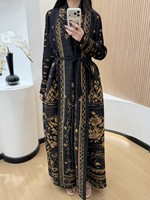 Abaya plissée Miyake Dubaï, grande taille, traditionnelle, musulmane, élégante et digne, jupe longue luxueuse pour femmes, cape, manteau arabe