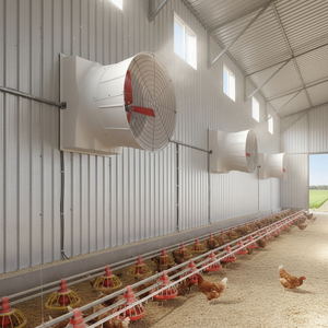 Ventilateur mural en plastique conique avec pales en acier 140x140cm pour usage agricole 220V/380V Garantie 1 an Support en ligne AYTAV - Product Image 3