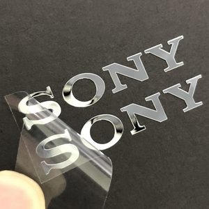 Chai Jar nhãn 3D logo vàng lá ridescent Vàng Laser bạc tinh thể trong suốt Nhãn dán nhãn tùy chỉnh UV chuyển dán - Product Image 3