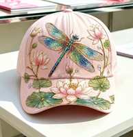 Gorra Snapback con Bordado 3D Personalizado, Estampado Floral, Visera Plana, Gorra de Béisbol Transpirable con Protección UV, Venta al Por Mayor, MOQ Bajo