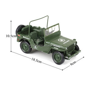 KDW 1:18 échelle modèle alliage jouet armée objets de collection ornements métal voiture moulé sous pression tactique camion modèle jouet pour cadeau - Product Image 6