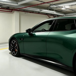 Vinilo de alto brillo para envoltura de vehículos, verde bosque oscuro, PET, con tecnología de liberación de aire y autoregeneración, película para envoltura completa de automóviles, película que cambia de color. - Product Image 6