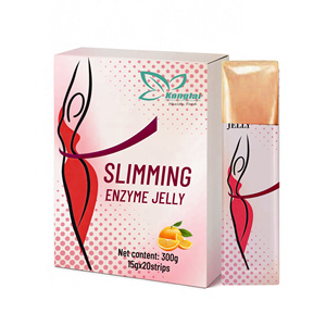 Produits Minceur à Prix Réduit : Complément Herbal Saveur Orange, Bâtonnets de Gelée Enzymatique Amincissante, Soulage le Stress, Favorise la Digestion - Product Image 1