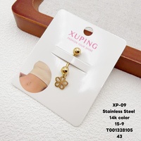 XUPING Sieraden RVS Piercing Sieraden Hangertje Hart Buikring Zirkoon Party Navelring Strand Buiksieraden