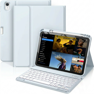 Étui Clavier Magnétique Flottant Sans Fil pour <span class=keywords><strong>iPad</strong></span> Pro 11 Pouces 1/<span class=keywords><strong>2</strong></span>/3/4/5/6ème Génération <span class=keywords><strong>Air</strong></span> 4/5/6 avec Rétroéclairage RGB et Pavé Tactile 7 Touches en PU - Product Image 1