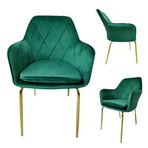 Style nordique dossier haut luxe meubles fauteuil chaise de salle à manger salon bras salon Restaurant salle à manger chaise salle à manger