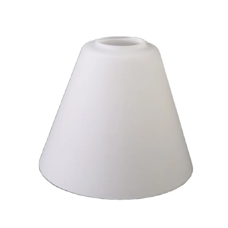 Hot Sale Frosted Glass Lamp Shade Lighting Fixture Replacement Funnel Flared Milk Glass Shade