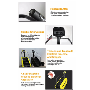 2022 Hot Koop Drie-In-een Loopband Elliptische Machine En Trap Stepper Fitnessapparatuur - Product Image 5