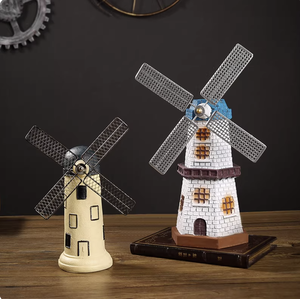 Ornement en résine de <span class=keywords><strong>moulin</strong></span> <span class=keywords><strong>à</strong></span> <span class=keywords><strong>vent</strong></span> hollandais créatif, artisanat vintage européen, décoration écologique pour étagère de salon, armoire <span class=keywords><strong>à</strong></span> <span class=keywords><strong>vin</strong></span> - Product Image 4